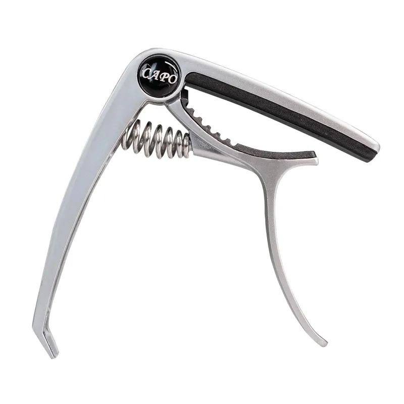 Kadence CAP-PR01-SL Touring Series Guitar Capo | Quick-Release Spring Clamp | Aluminum Alloy Body | Soft Silicone Padding | Silver Rs. 284