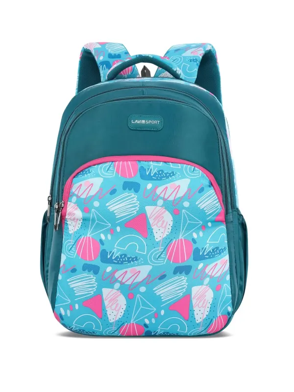 Lavie Sport Doddle 35L Teal Backpack | Fits Upto 15 Inch Laptop | Organizer & Bottle Holder |Rain Cover | Gift for Men, Women, Boys, Girls | Laptop Rs. 742