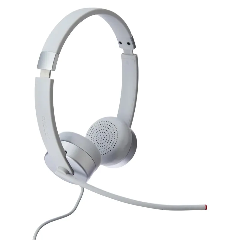 Lenovo 100 Stereo Analogue Wired On Ear Headphones with Mic, Memory-Foam earcups, 30 mm Driver | Computer/PC or Laptop Headphone (Cloud Grey) Rs. 1670