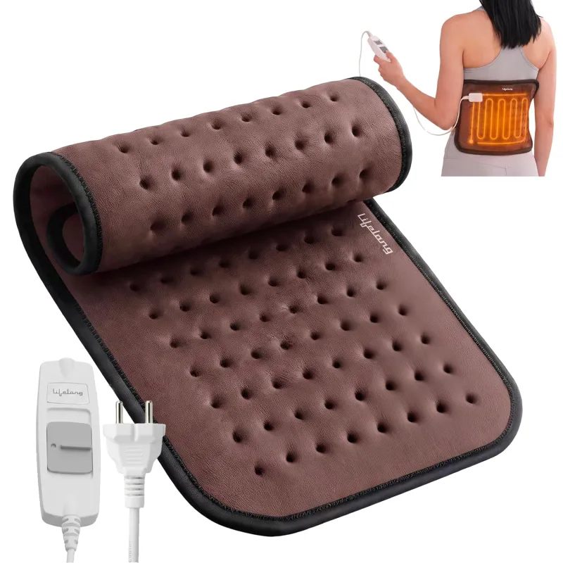 Lifelong Electric Heating Belt for Pain Relief | Heating Pad for Back, Shoulder, Knee, and Period Cramps | 3 Heat Settings with Auto Shut Off | Rs. 749