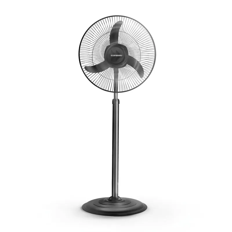 LONGWAY Bolt Black Pedestal Fan, P1 400 mm, Ultra High Speed, 3 Blade, Decorative Star Rated (Black, Pack of 1) Rs. 1515