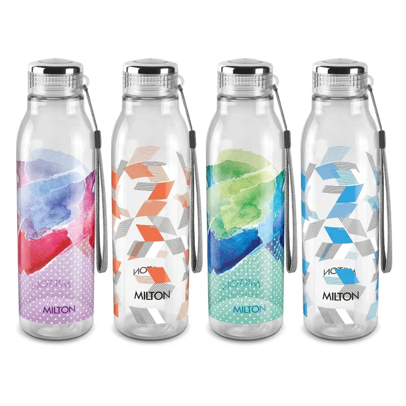 MILTON Helix 1000 Pet Water Bottle 1 Litre Each BPA Free, Leak Proof, Office Bottle Home Kitchen Travel Bottle, Set of 4, Assorted Rs. 245