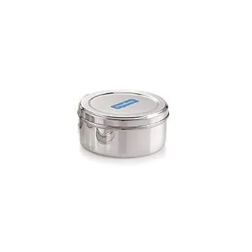Neelam Stainless Steel 7 26G Puri Dabba, 350 ml, Silver Rs. 114