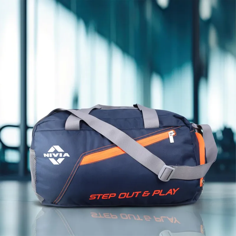 NIVIA Sportspace 2.0 Polyester Gym Bag, Unisex Gym Bags, Adjustable Shoulder Bag for Men, Duffle Gym Bags for Men, Sports Kit, Duffle Bags Rs. 522