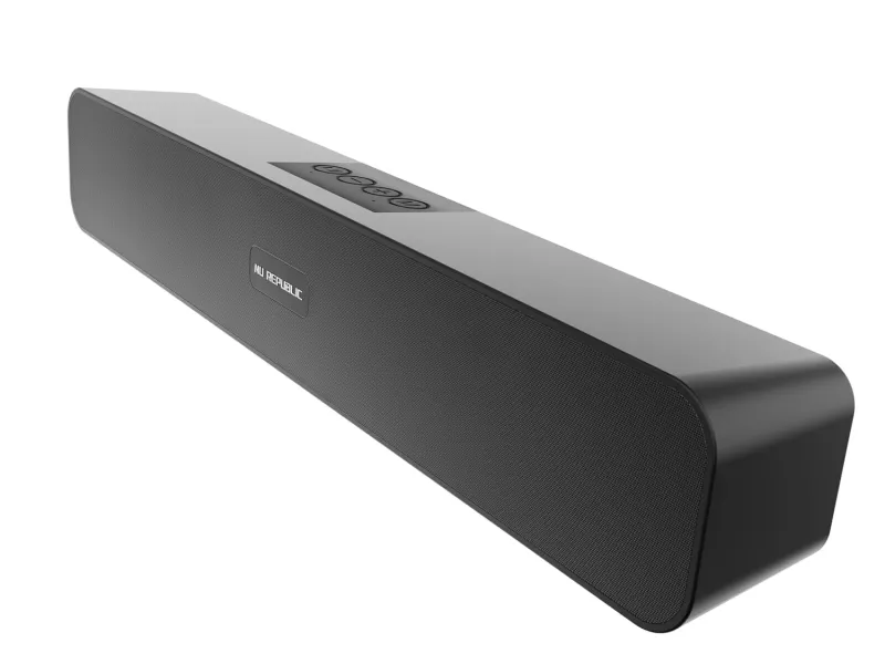 Nu Republic Soundbar 20 Bluetooth Soundbar with X-Bass Technology, 52mm Dynamic Drivers, Upto 12 Hrs Playtime, 20 W Output, Aux/USB Port (5.0