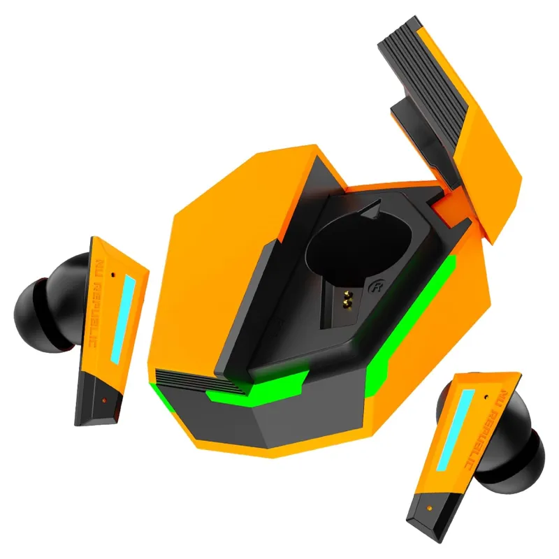 Nu Republic Transform-X with X-Bass, ENC Technology, 60 Hrs Playtime, TWS with Mic and Hall Sensor, Fast Charge, Dual Mode TWS Earbuds – Yellow Rs. 599