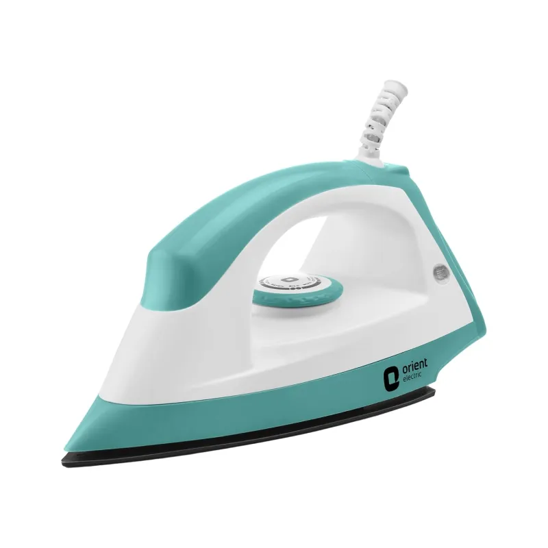 Orient Electric Fabrijoy 1000-Watt Dry Iron with American Heritage Non-Stick Sole Plate | Safety-Packed Electric Iron Press with Quick, Uniform Heating | 2-year Warranty (White & Blue) Rs. 549