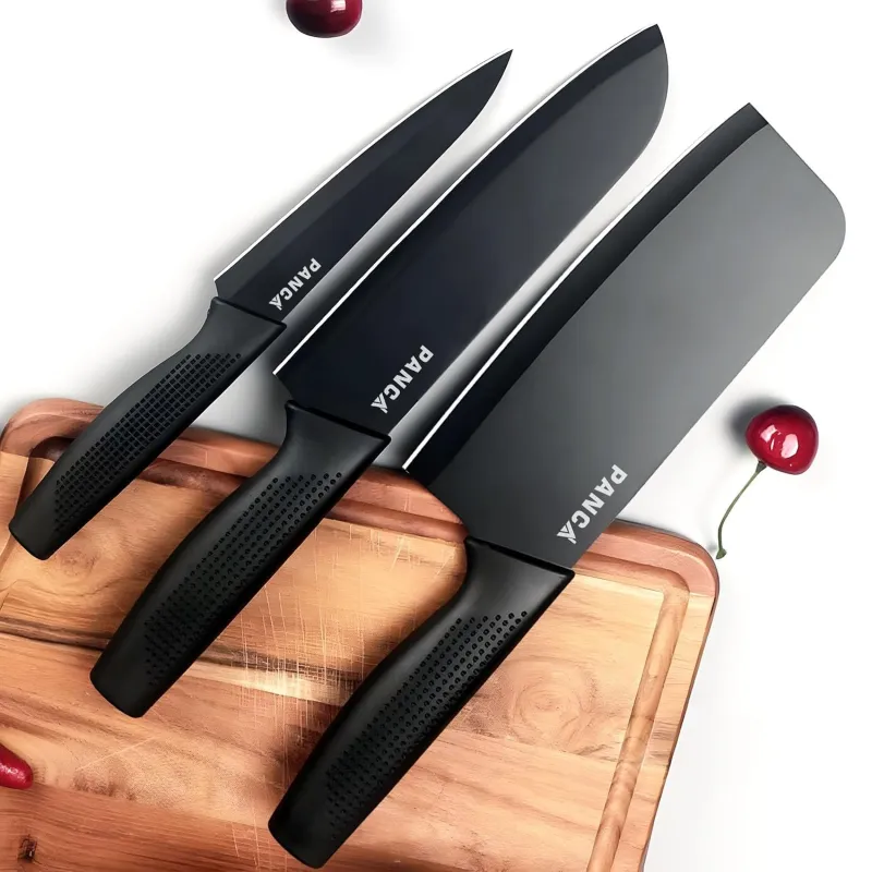 PANCA Kitchen Knife Set of 3, Stainless Steel Knives with Protective Cover Rs. 349
