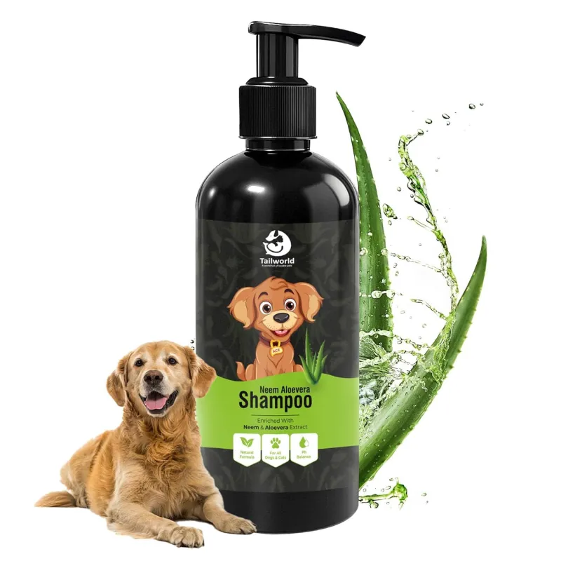 Pet World Neem Aloevera Shampoo for Dogs & Cats (200 ML) Rs. 157