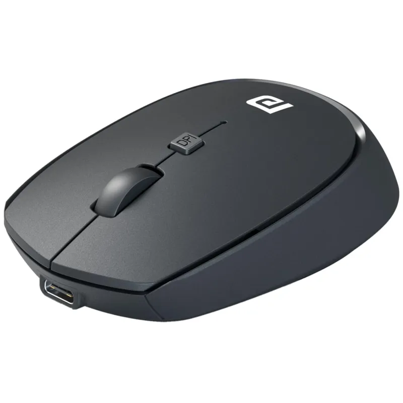 Portronics Toad 23 Pro Wireless Rechargeable Bluetooth Optical Mouse with 2.4GHz, USB Nano Dongle, Optical Orientation, Click Wheel, Adjustable DPI Rs. 425