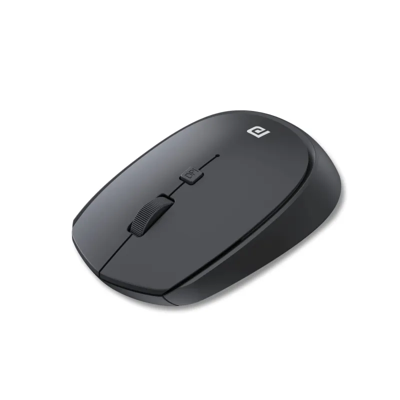 Portronics Toad 23 Wireless Optical Mouse with 2.4GHz, USB Nano Dongle, Optical Orientation, Click Wheel, Adjustable DPI(Black) Rs. 299