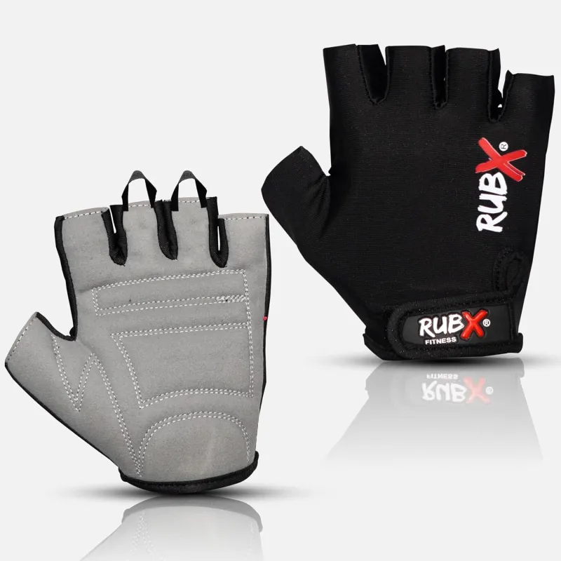 RUBX Gym Gloves for Men & Women – Half Finger Workout Gloves for Weightlifting, Training, Fitness,Biking,Hand Protection & Grip Strength – Gym Rs. 228