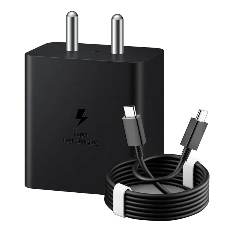 Samsung 45W C-Type Super-Fast Charger Adapter for Samsung Galaxy S25/S25 Plus/S25 Ultra/S24/23/22/21 (Ultra/Plus/FE) A56/Note 20/S10 5G/9/8/M16 Rs. 539