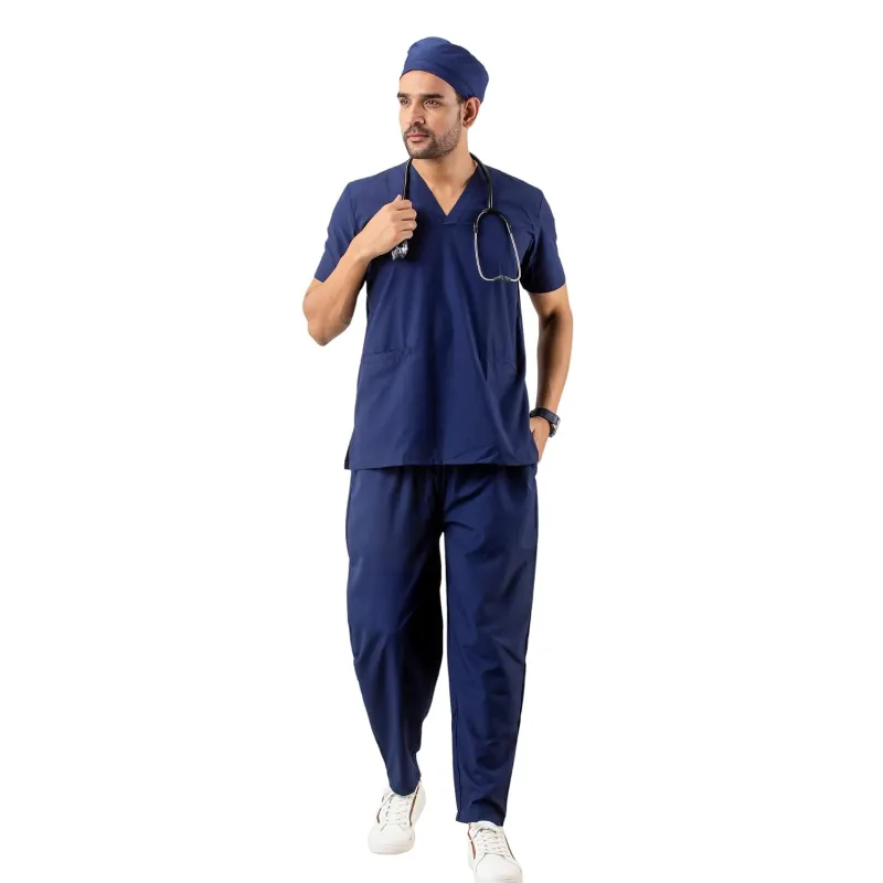 Scrub Suit – Classic V-Neck Healthcare Uniform Set | Premium Blend for Comfort and Durability | Ideal for Doctors, Nurses, and Hospital Staff