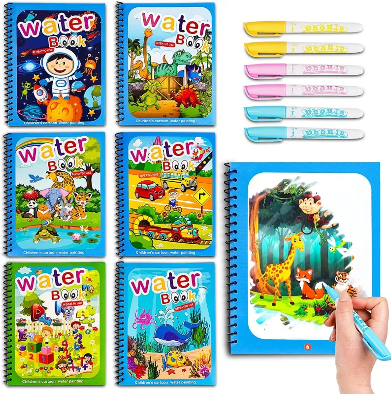 SNAPTRON Magic Book for Kids 6 Pcs Return Gifts for Birthday Party Age 3+ Rs. 274