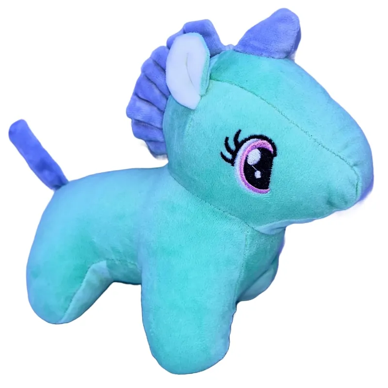 Soft Toy Unicorn Plush Fluffy Stuffed Cartoon Animal Gift for Kids (Blue) Rs. 159