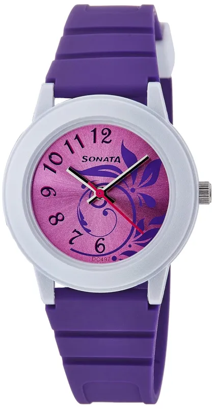 Sonata Pink Dial Analog watch For Women-NR8992PP03/NS7987SL01W Rs. 389