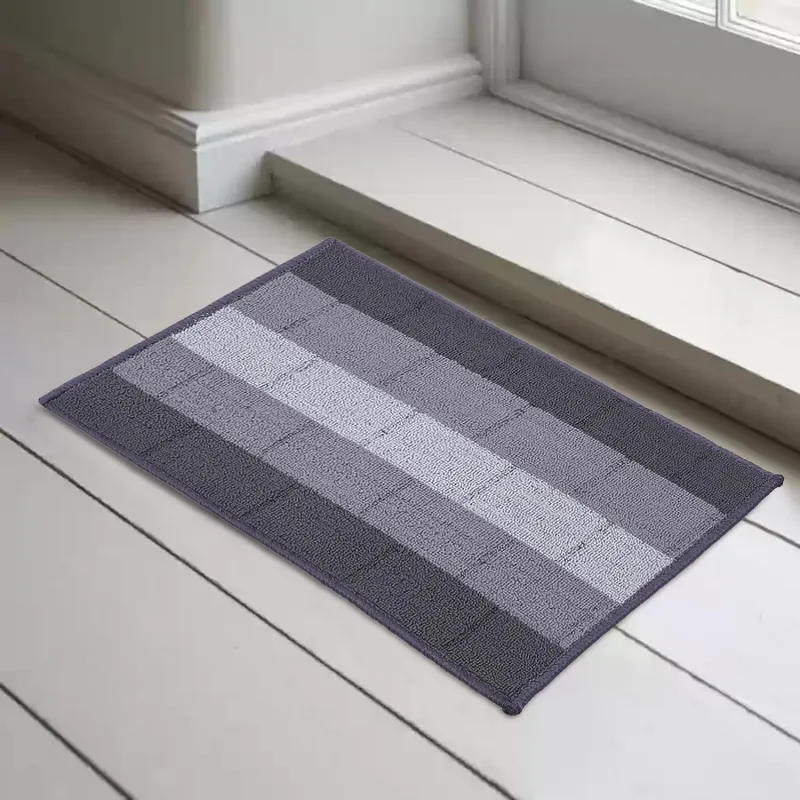 Status Polypropylene Anti Slip Floor Door Mat in Home Kitchen Office Entrance Mats (38×58 cm) (Grey) Rs. 99