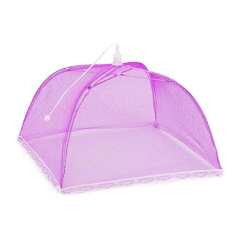 Sulfar Food Cover Umbrella Tent Mosquito Protection Mesh Screen Reusable and Collapsible Outdoor Picnic BBQ Food Covers Net for Flies Bugs & Rs. 95