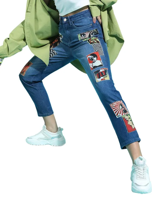 Tokyo Talkies Women’s Mom Fit Regular Mid-Rise Jeans Pant Rs. 269