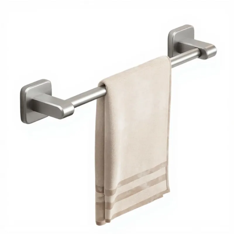 Towel Shelf Rack | Hole-Free Wall Mounting Towel Bar for Bathroom and Toilet Storage | Carbon Steel and Plastic Construction | Modern Minimalist Rs. 186