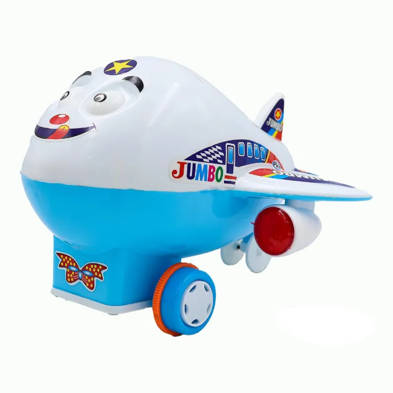 ToyBharat Jumbo Plane Friction Power Toy in Multicolour with Realistic Design for Kids Aged 1-6 Years. Safe, Non-Toxic, Battery-Free, Ideal for Rs. 105
