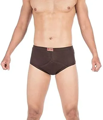 VIP Gold 100% Shrink Cotton Brief Combo Set for Mens with Fabric-Covered Elastic Waistband Rs. 265