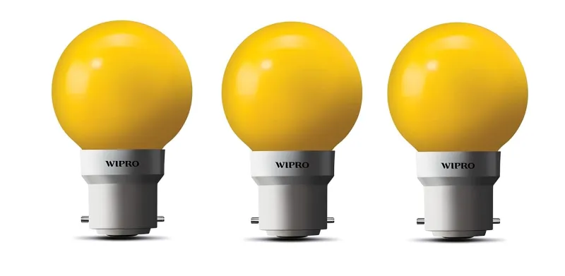 wipro 0.5W LED Lamp, Pack of 3, (N10003) Rs.63