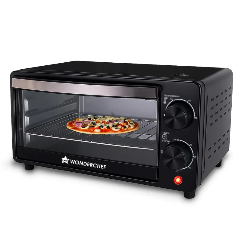 Wonderchef Oven Toaster Griller (OTG) 10L | Black | 2 Years Warranty Rs. 1763