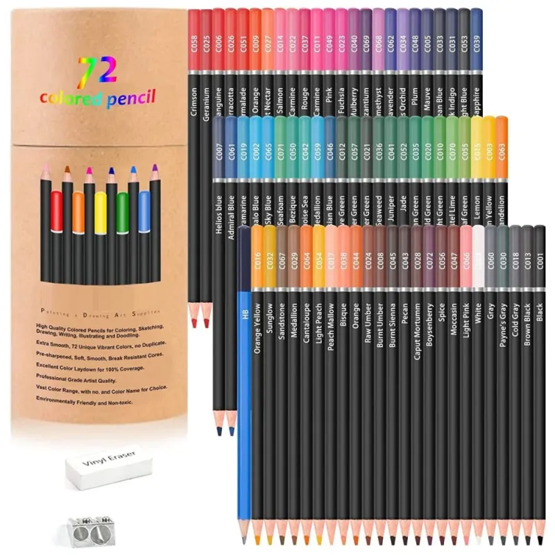 Wynhard Oil Colour Pencils Drawing Colour Pencils Colour Pencil Set Pencil Colours Colored Pencils Color Pencil Set for Coloring Book for Adults Kids Rs. 669