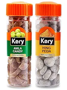 Kery Hing Peda & Amla Candy Mouthfreshener, 2 Bottles, 235g (Yummy Digestive Pachak) Rs.165