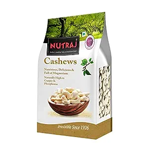Nutraj Whole Cashew Nuts W320, 1kg | 100% Natural Premium Kaju | Nutritious, Delicious & Crunchy Kaju | Rich in Magnesium, Copper & Phosphorus Rs. 799