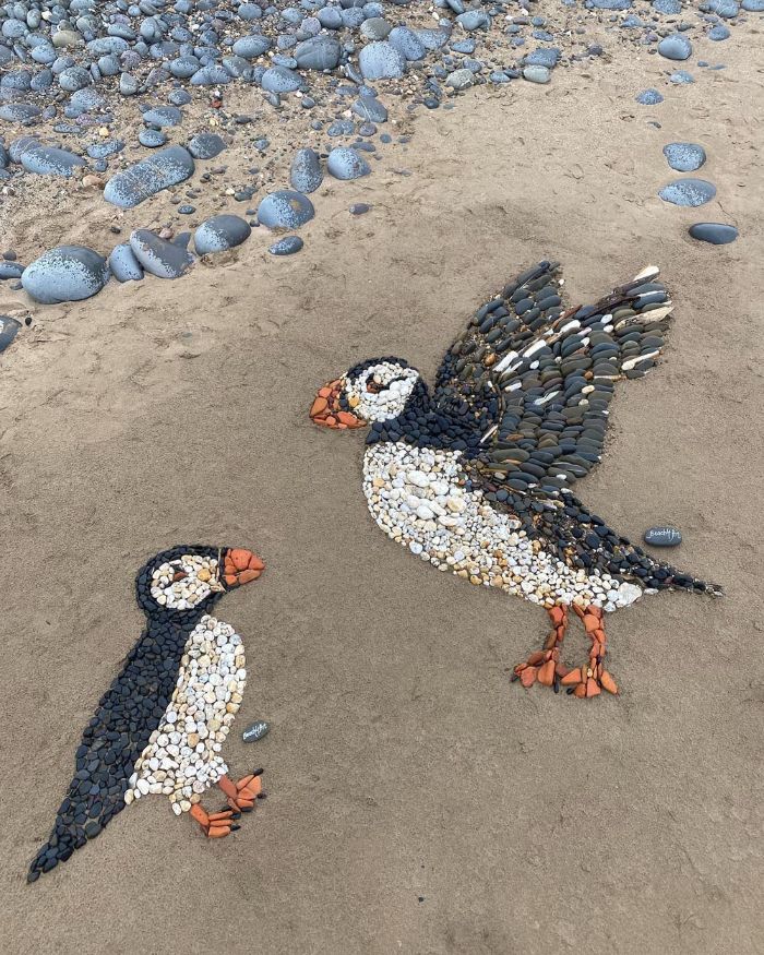 Incredible Beach Artworks By A Latvian Family