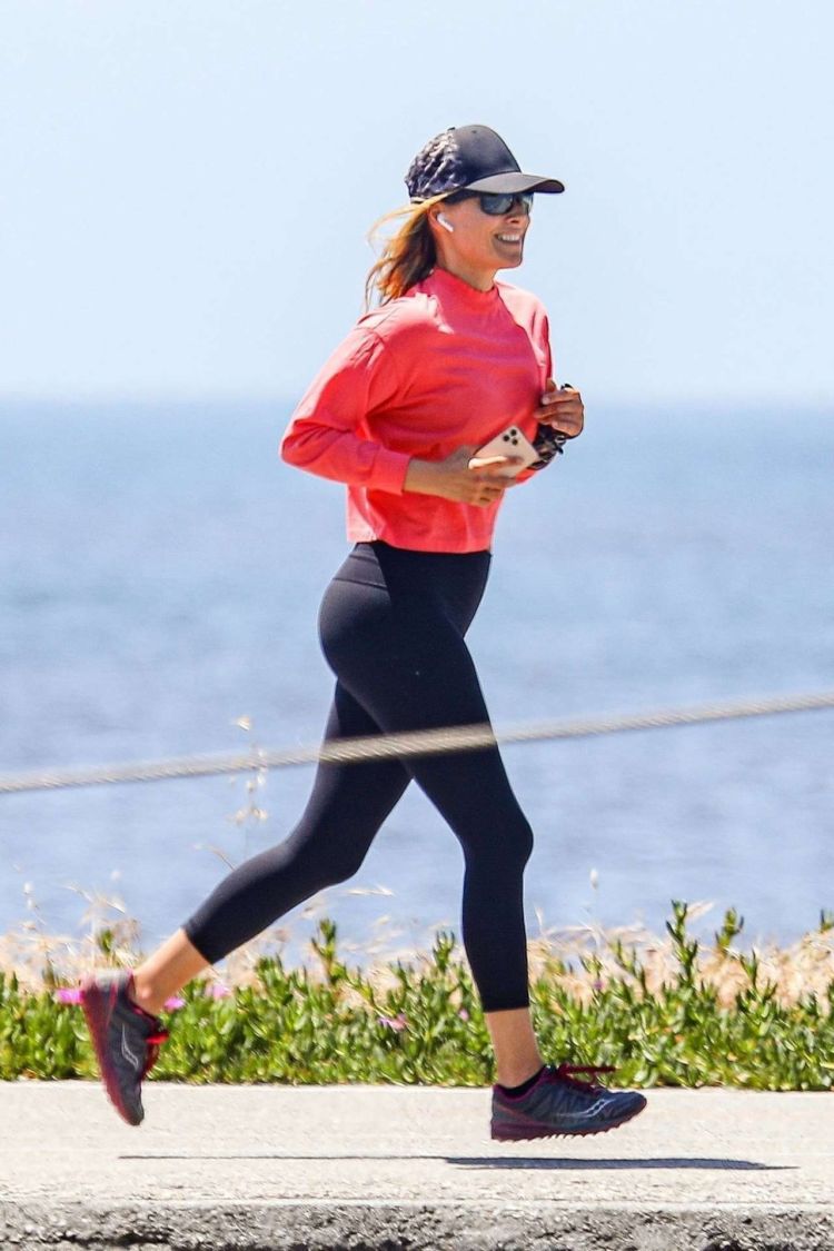 Ali Larter Spotted Jogging In Santa Monica