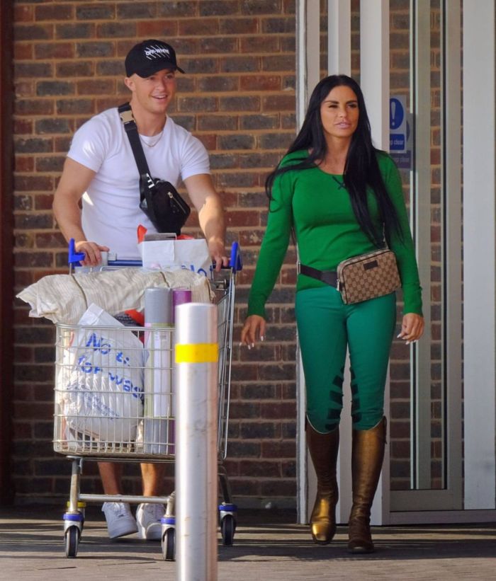 Katie Price Spotted Shopping And Horse Riding In London