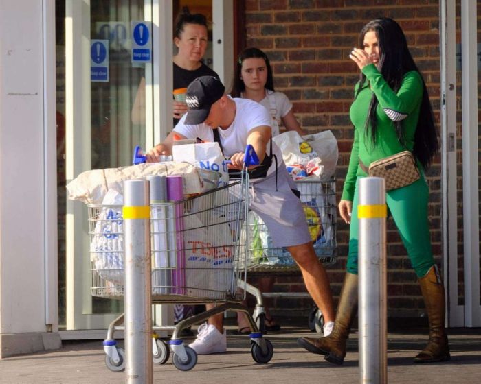 Katie Price Spotted Shopping And Horse Riding In London