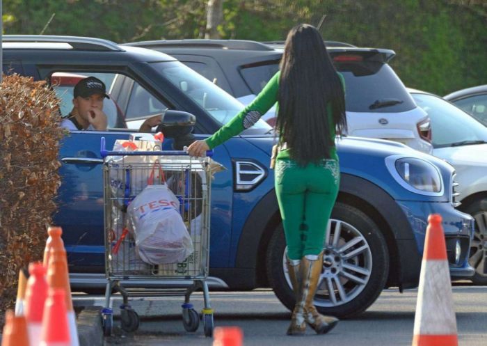 Katie Price Spotted Shopping And Horse Riding In London