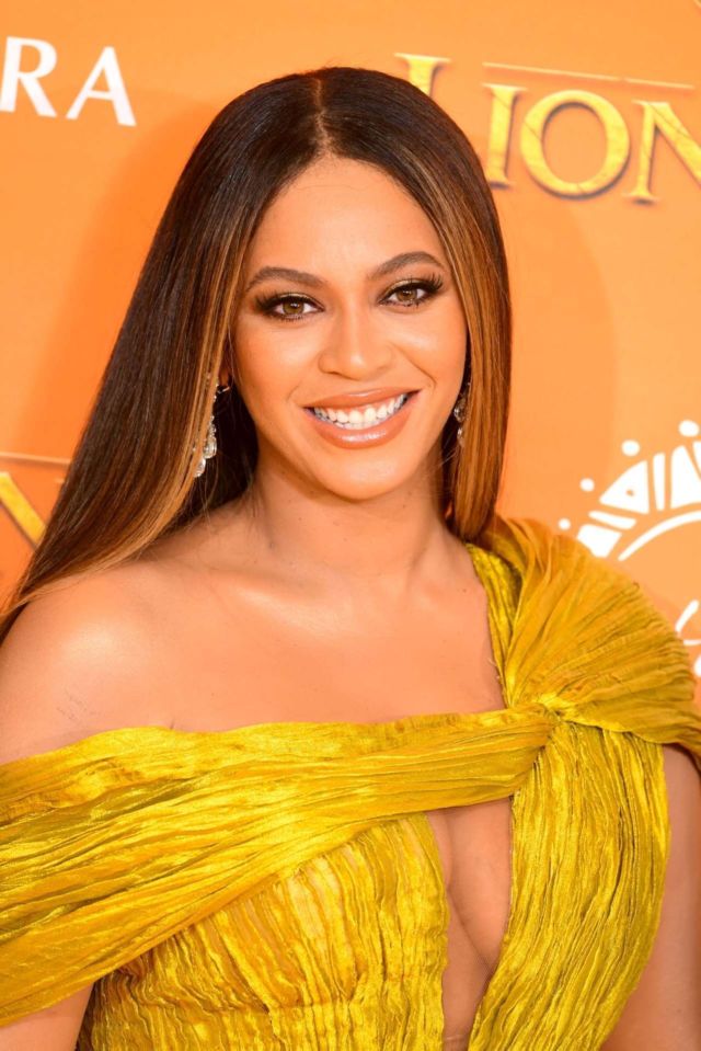 Beautiful Beyonce Attends The European Premiere Of 'The Lion King' In London