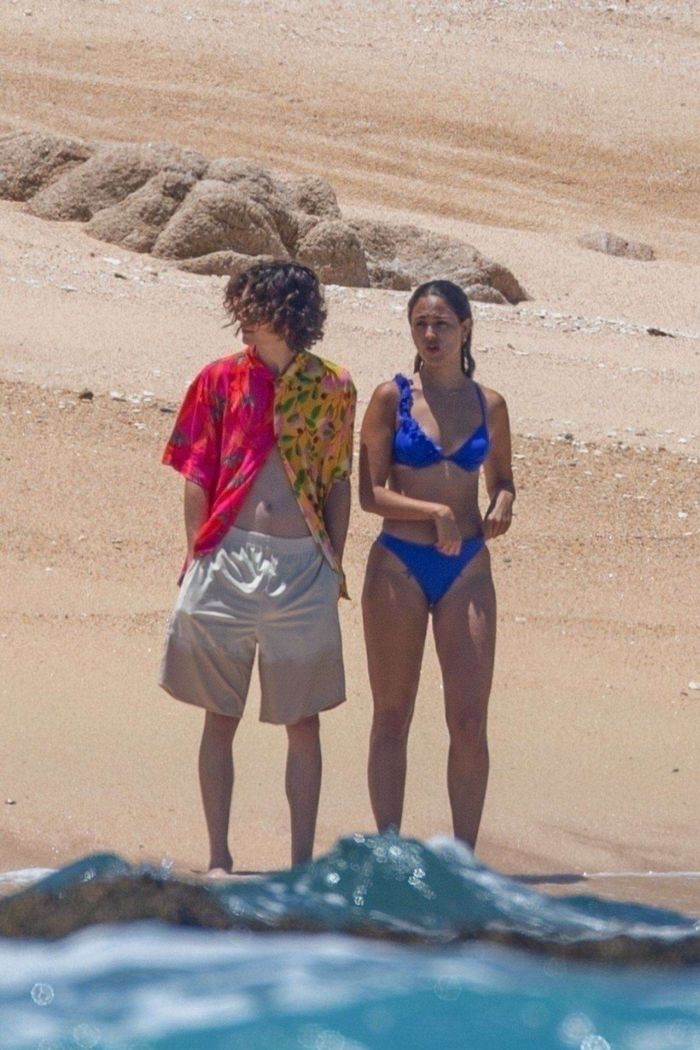 Eiza Gonzalez In A Blue Bikini On The Beach In Cabo San Lucas