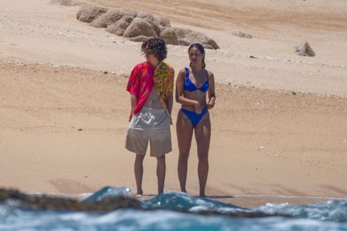 Eiza Gonzalez In A Blue Bikini On The Beach In Cabo San Lucas