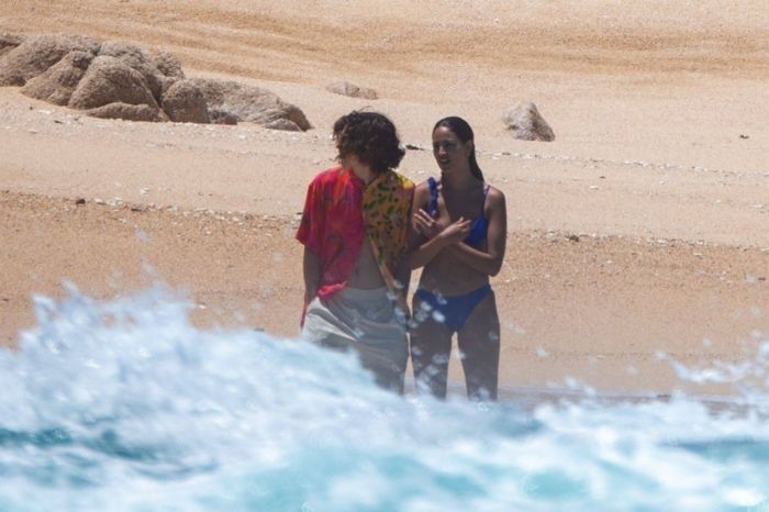 Eiza Gonzalez In A Blue Bikini On The Beach In Cabo San Lucas