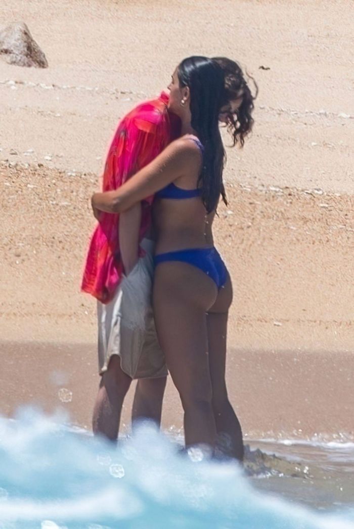 Eiza Gonzalez In A Blue Bikini On The Beach In Cabo San Lucas