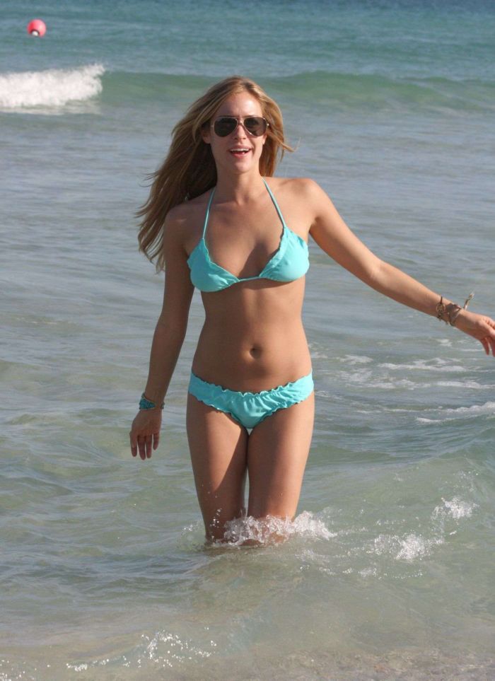 Kristin Cavallari On A Bikini Vacation At The Beach